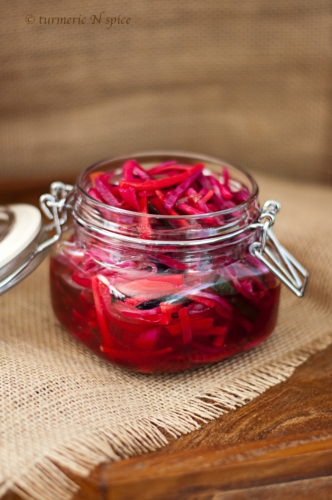 Turmeric n spice Spicy pickled veggies