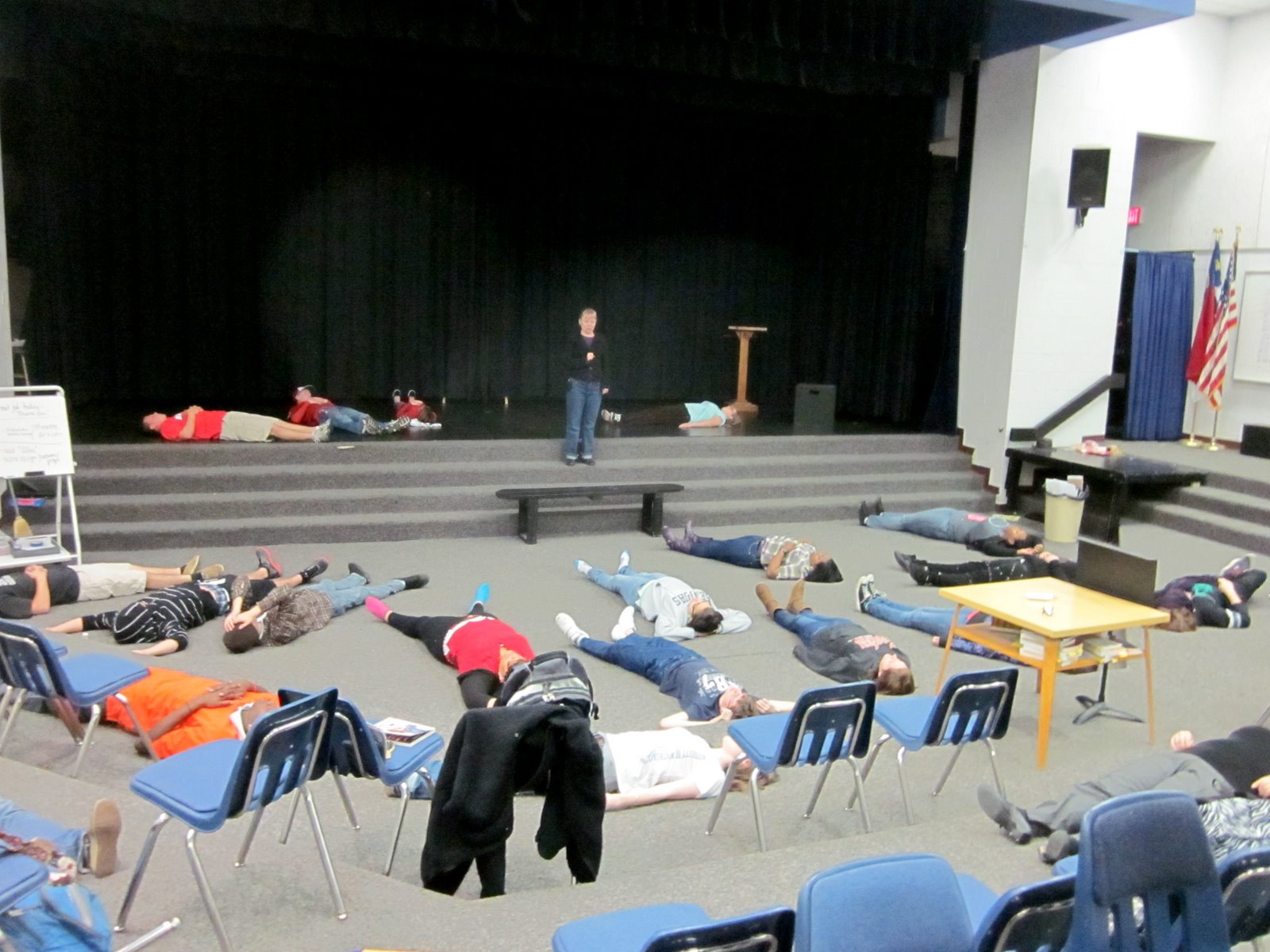 EbzB Arts In Education. Gates County High School Residency.