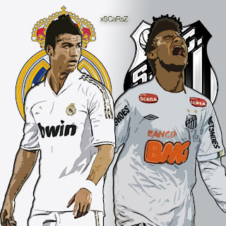 Ronaldo Neymar on Neymar Da Silva Vs Cristiano Ronaldo 2012 Wallpaper Jpg