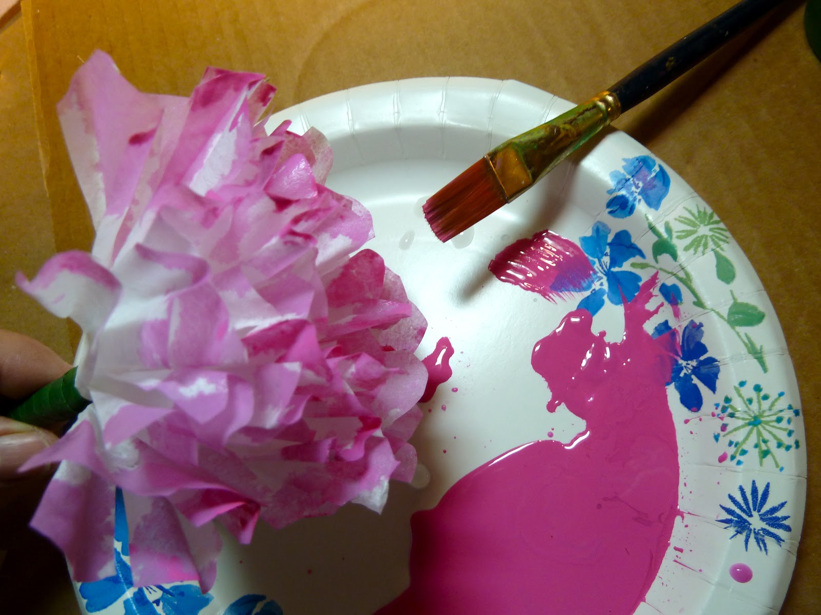 Make it easy crafts Revisiting Coffee Filter carnation pens