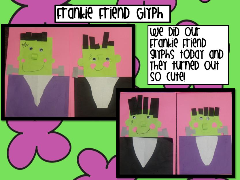 the frankie friend glyph and activities are part of my halloween unit that is available on tpt - Halloween Glyphs the frankie friend glyph and activities are part of my halloween unit that is available on tpt - Halloween Glyphs
