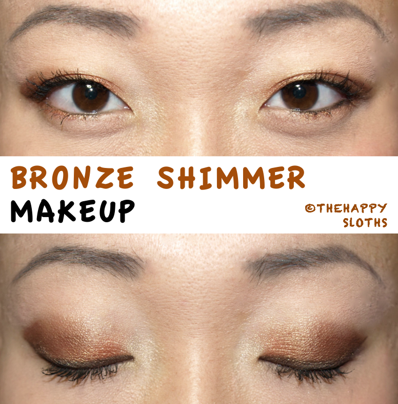 EOTD Bronze Shimmer Eye Makeup The Happy Sloths Beauty & Makeup