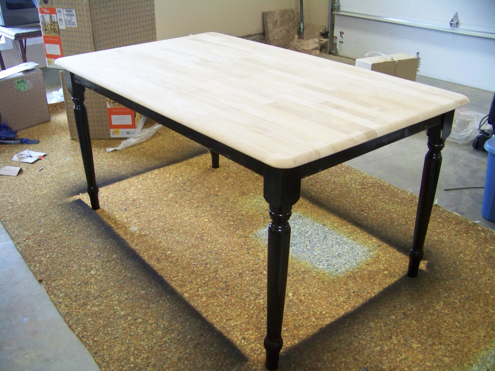 The Ferrell Boys and Me . . . Makeover Monday Kitchen Table