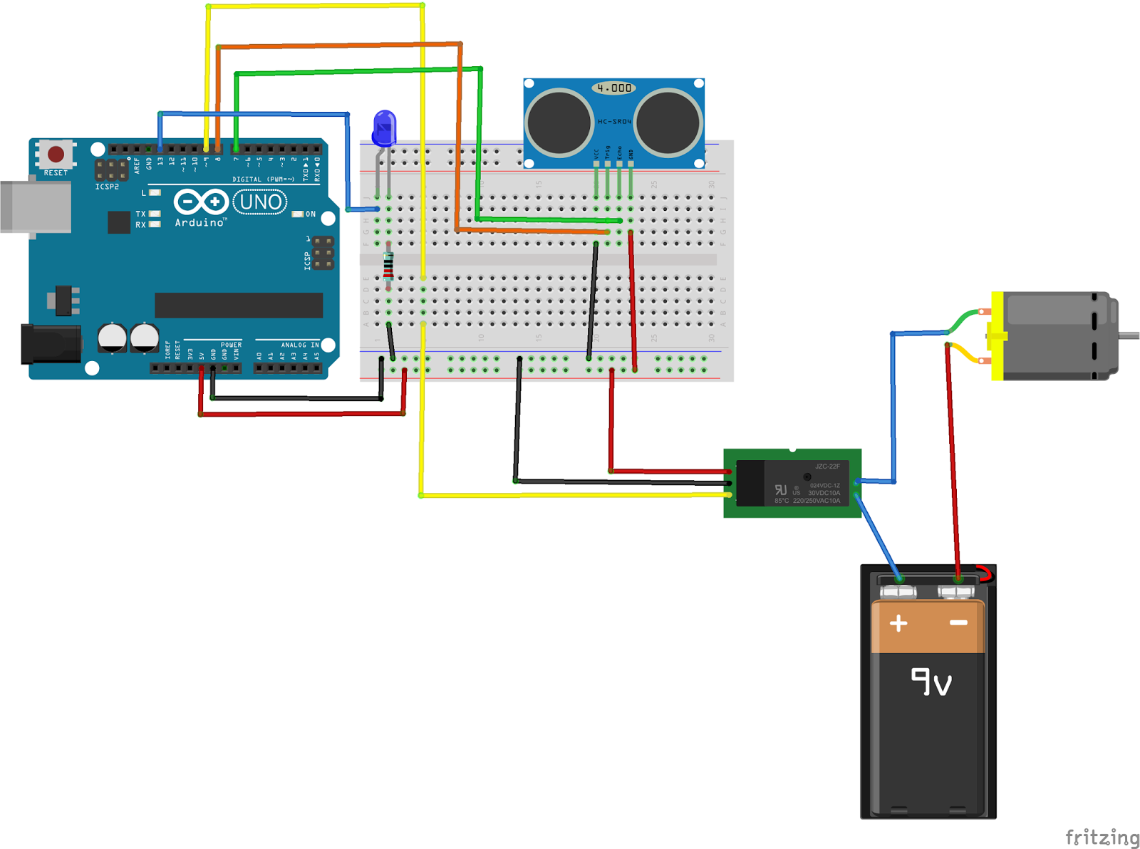 Fritzing relay