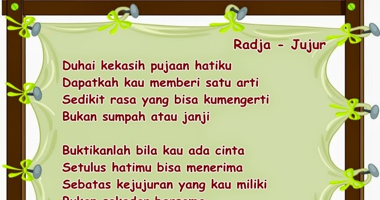 Sha: Lirik Lagu, Radja - Jujur