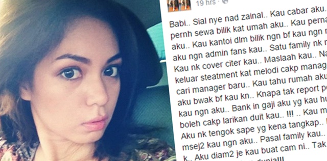Panas!! Bekas Pengurus Dedah Sikap Sebenar Nad Zainal Panas!! Bekas Pengurus Dedah Sikap Sebenar Nad Zainal
