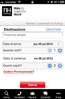 L'app Prenotazioni NH hoteles