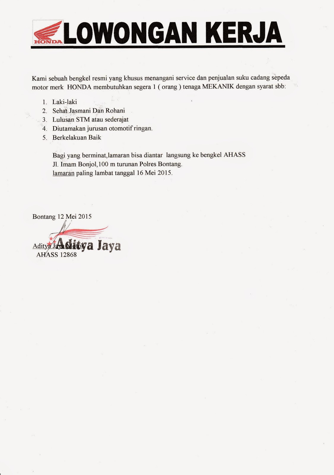 Lowongan Kerja Design Bordir Komputer | informasi lowongan kerja blogspot informasi lowongan kerja Lowongan Kerja Design Bordir Komputer | informasi lowongan kerja blogspot informasi lowongan kerja