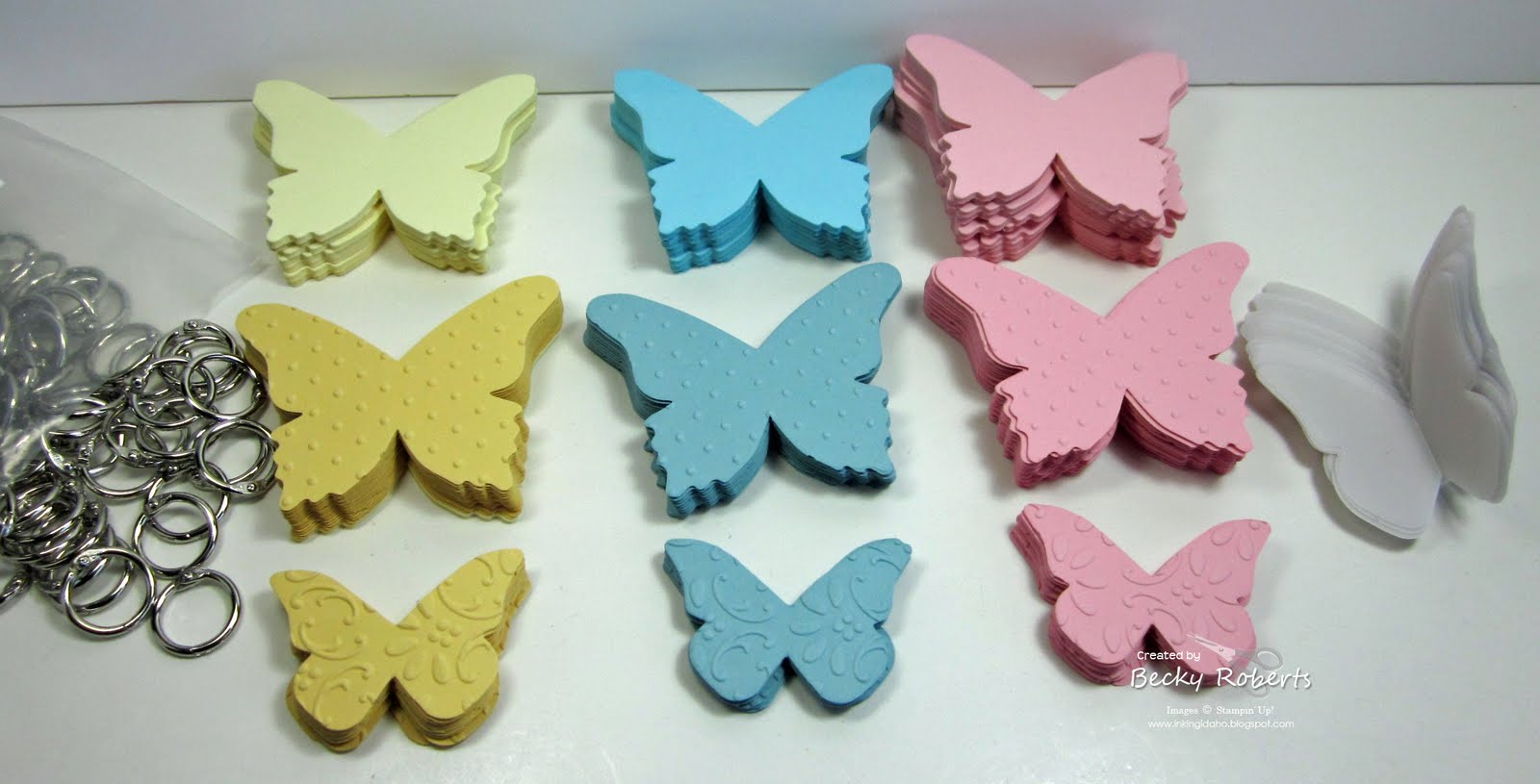 Inking Idaho Butterfly Post It Notes