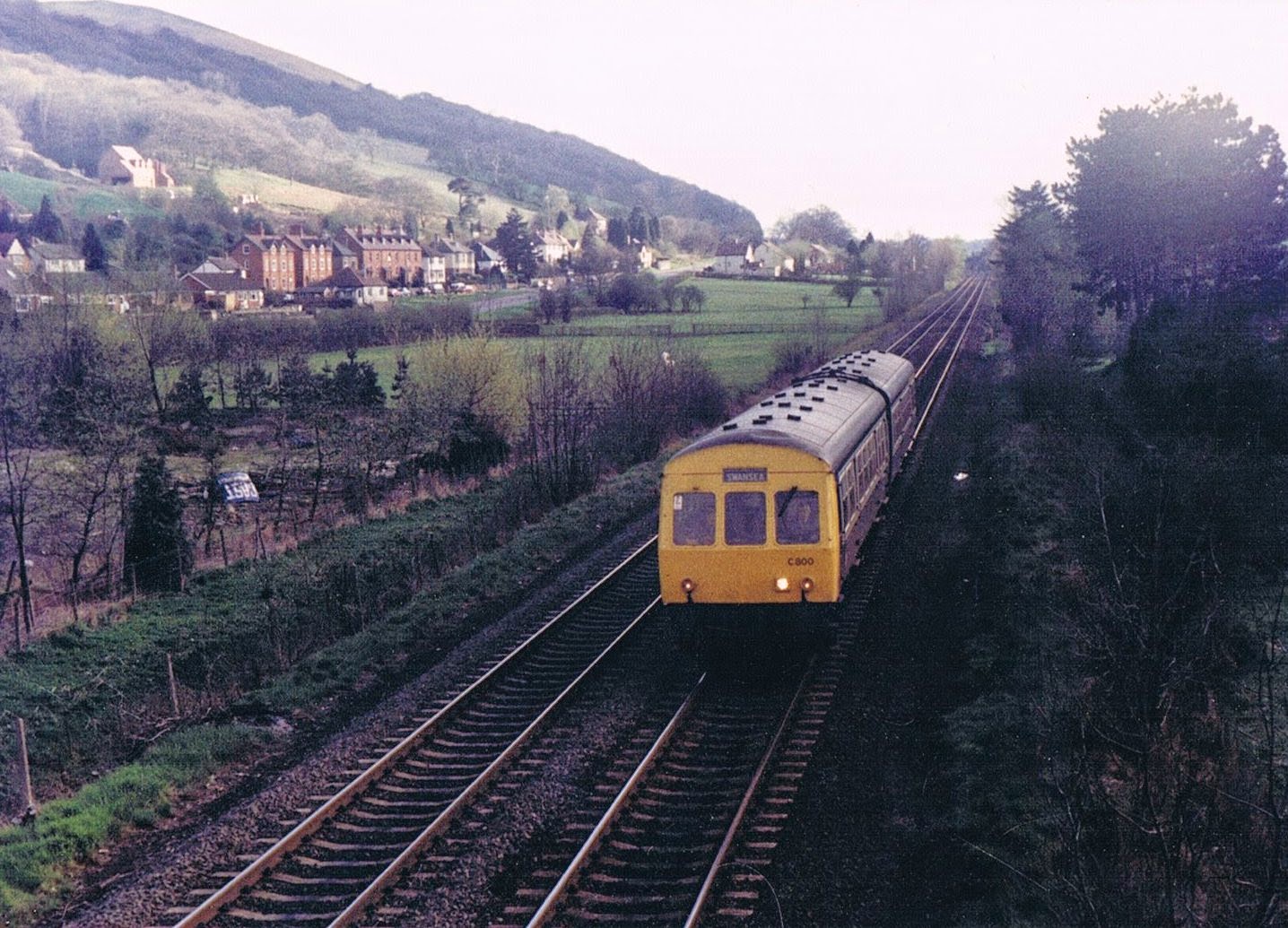the rail thing Church Stretton 1986