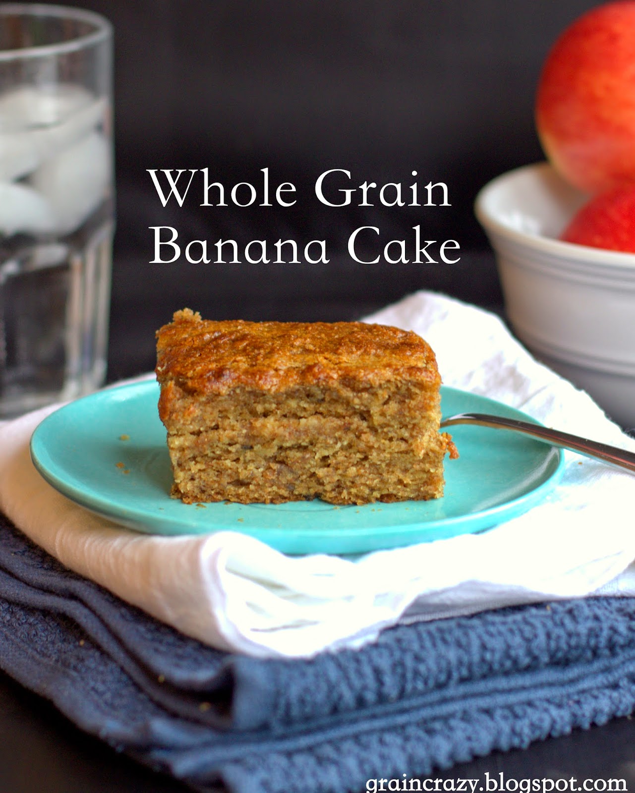 Grain Crazy Moist Whole Grain Banana Cake or Bread
