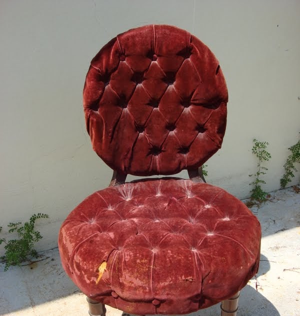 jandjhome: Blue Velvet Chair