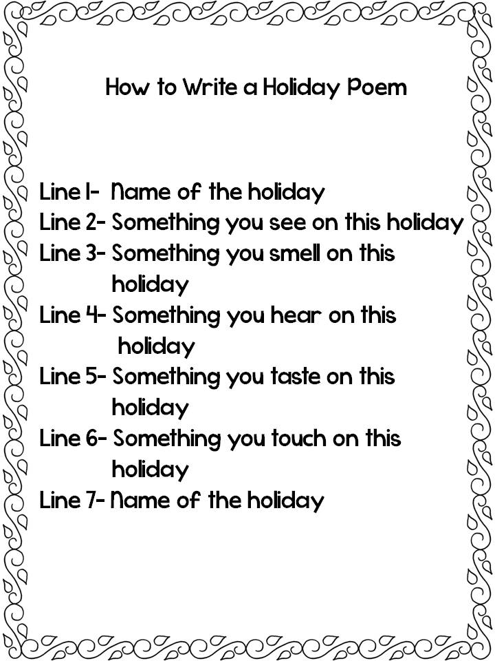 How to write a basic poem