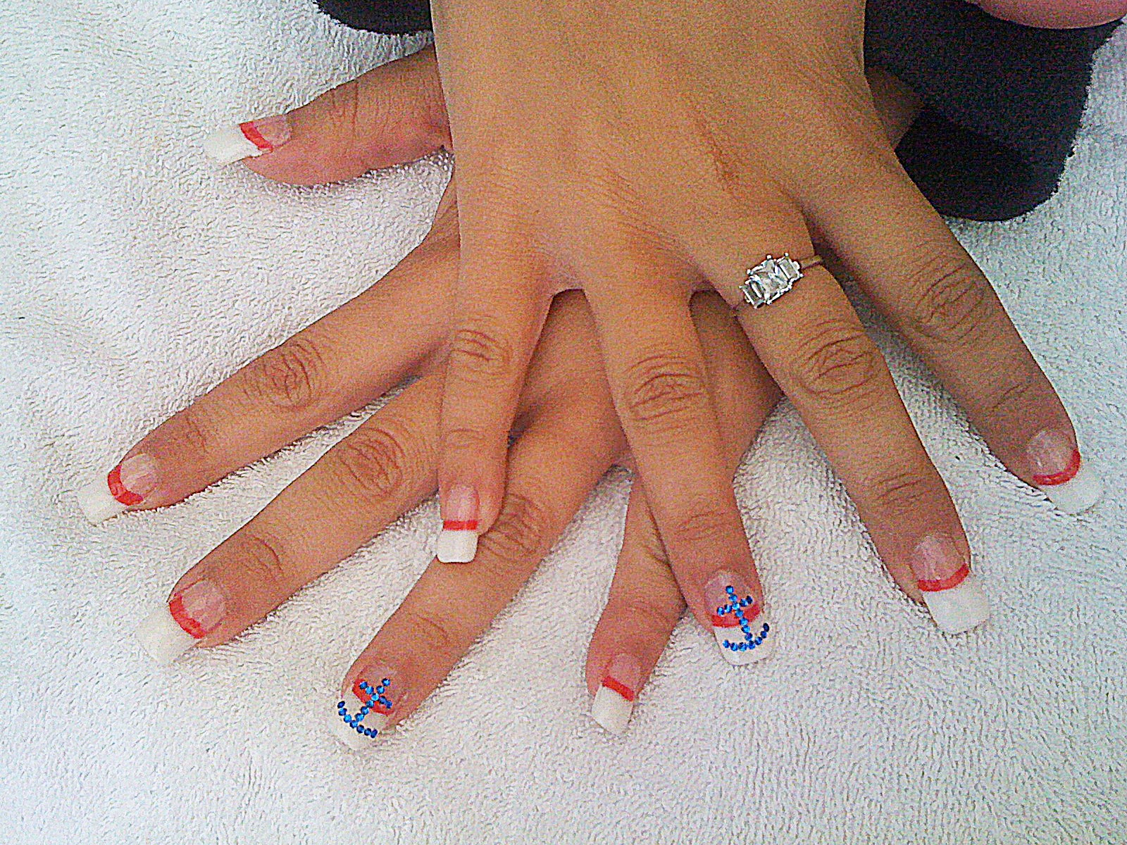 2. Simple Anchor Nail Design - wide 4
