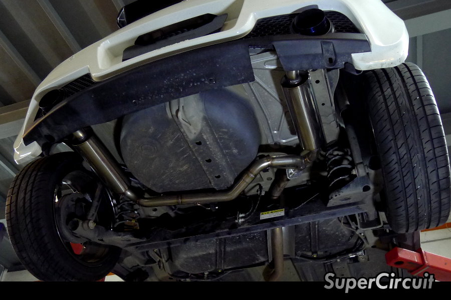 SUPERCIRCUIT Exhaust Pro Shop Twin Exhaust for Suzuki Swift 1.5 Hikari