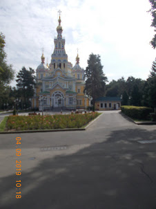 Russian Orthodox "Ascension (Zenkhov) Cathedral" in Almaty.