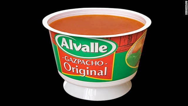Tomato Soup / Sup Tomat Sajian Menu McDonalds Spanyol Tomato Soup / Sup Tomat Sajian Menu McDonalds Spanyol