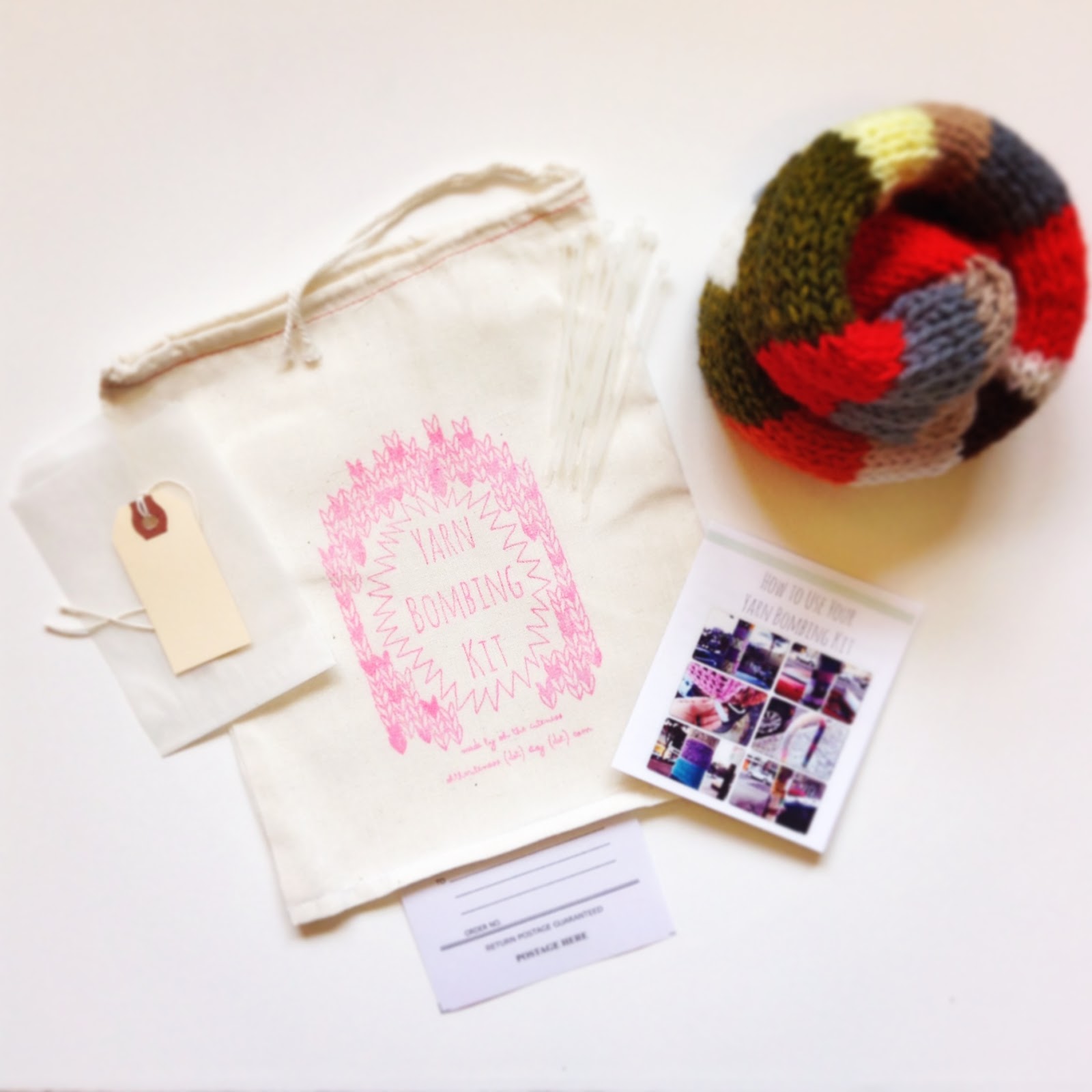 Oh the Cuteness! Shop Update Yarn Bombing Kits, handmade pom pom flowers, giant paper flower