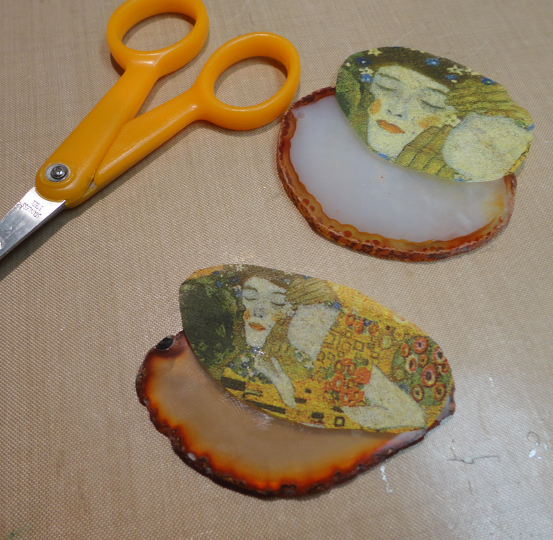 I LOVE RESIN Jewelry Resin On Agate Slices Part ONE
