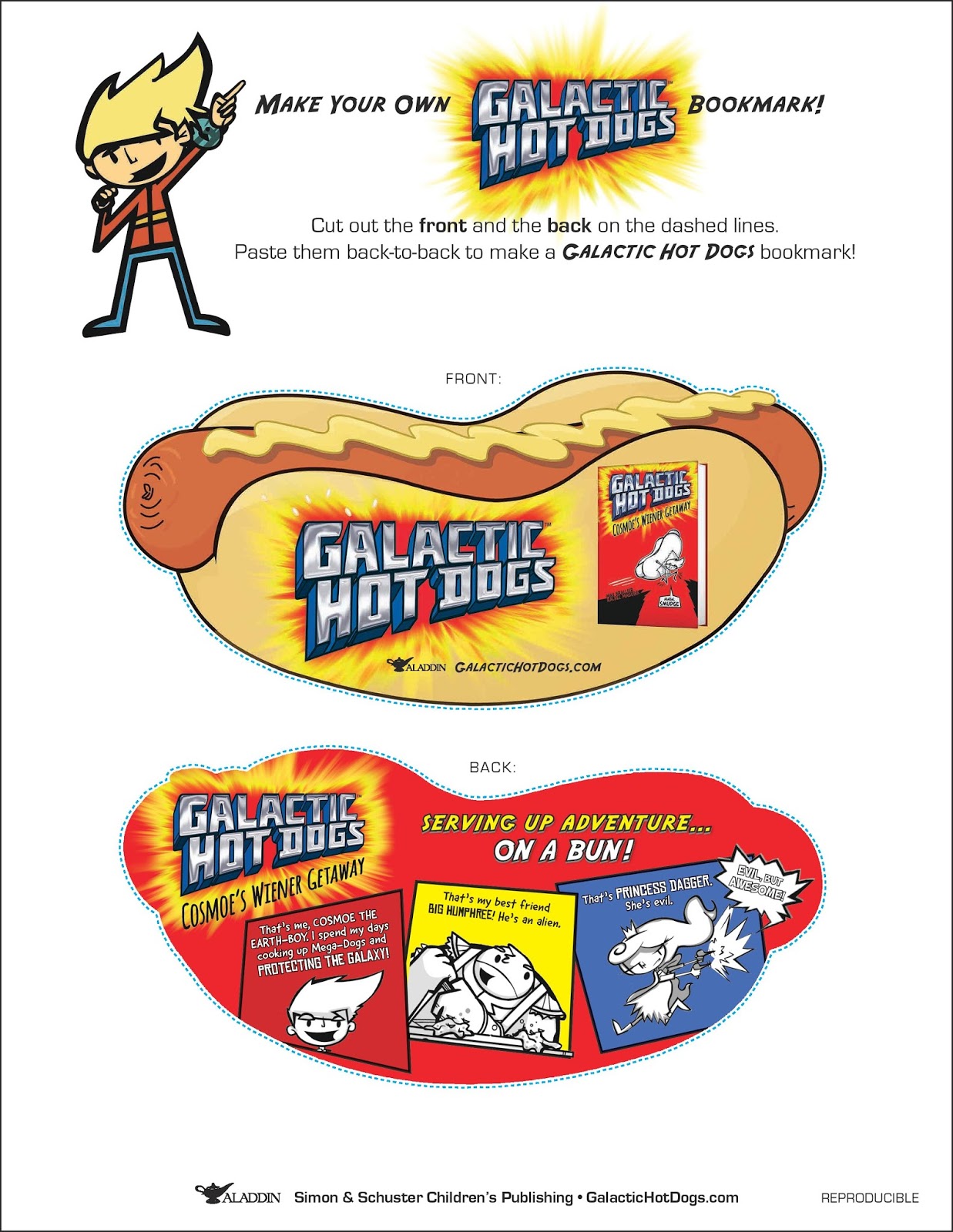 Galactic Hot Dogs Book Galactic Hot Dogs Book