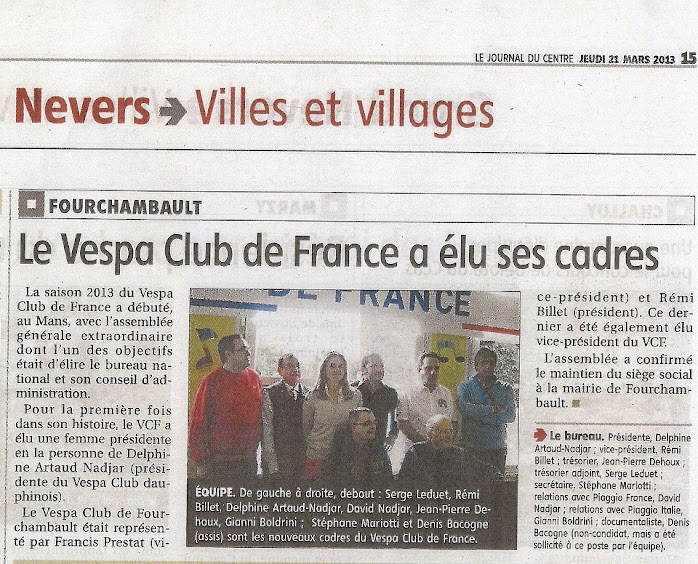 AG  Vespa Club De France