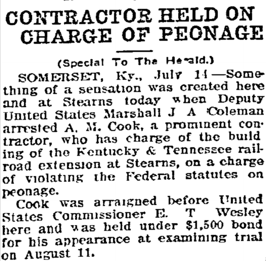 The Sound of Shaking Paper Railroad Contractors Charged With Holding