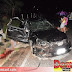 CARRO CAPOTA APÓS BATER EM BARRANCO ENTRE AS CIDADES DE BARRA DE SANTA ROSA E DAMIÃO