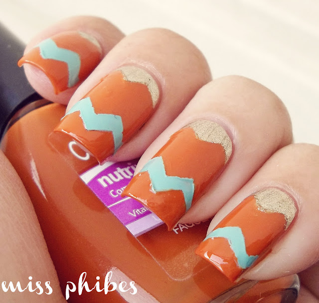 Geometric Nail art