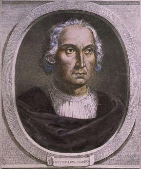 Almirante CRISTÓBAL COLÓN DESCUBRIÓ AMÉRICA (12/10/1492) Isla de Guanahani (Bahamas)  (1451-†1506)