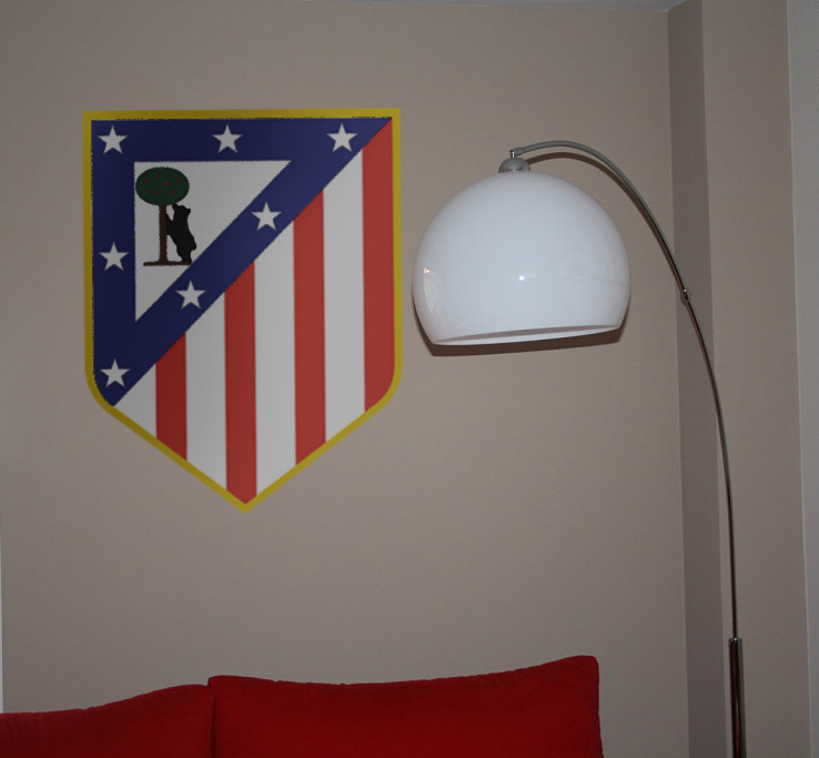 decopared: Escudos pintados de futbol para las ...