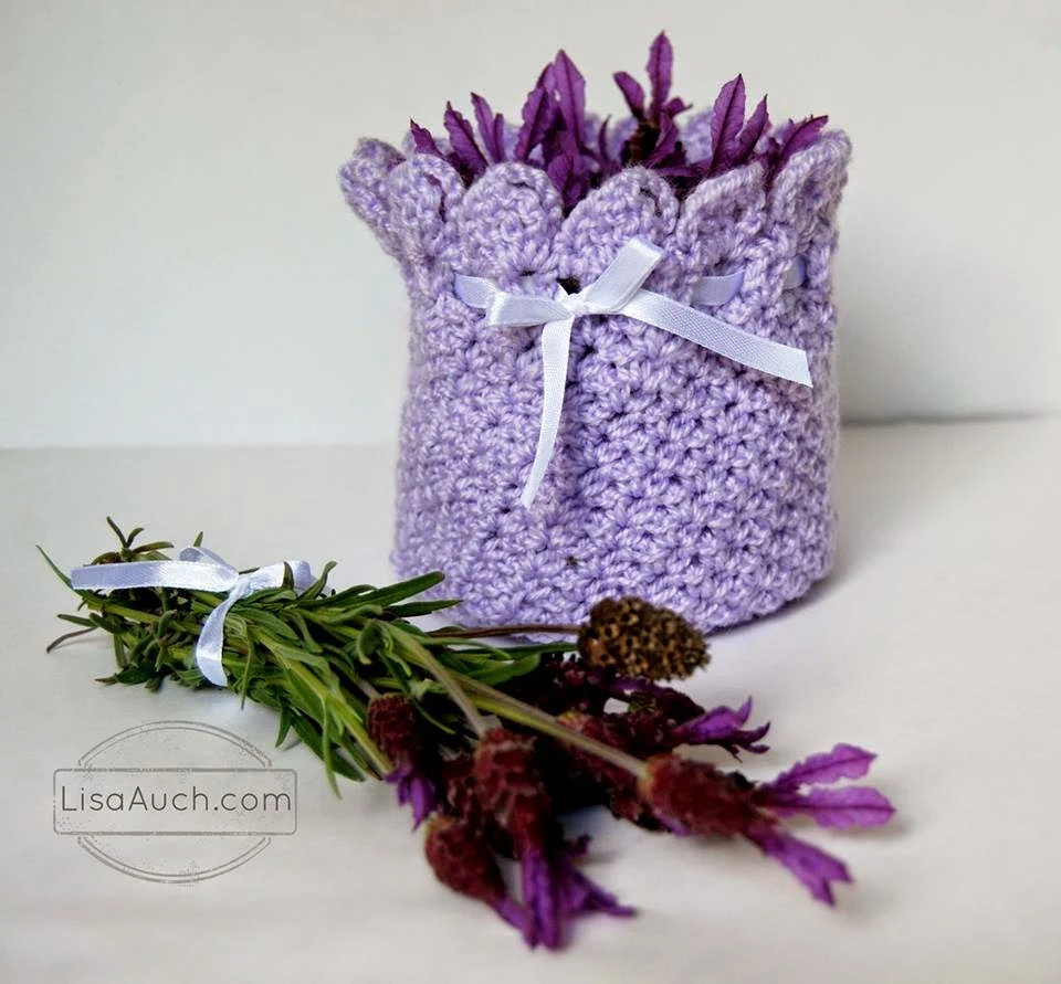 Free Crochet Lavander Potpouri Holder Pattern (Great Gift Idea)