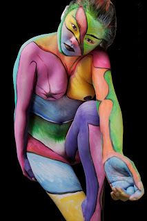 Artistic Female Body Painting