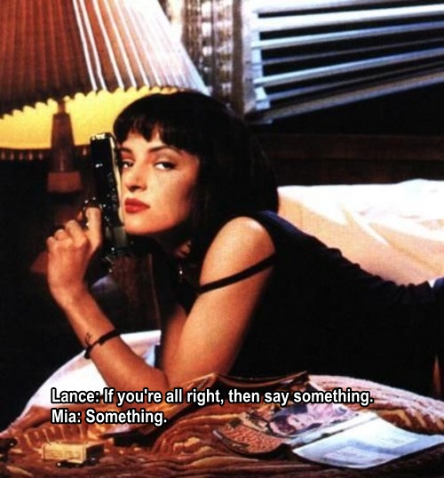 Pulp Fiction Movie Quotes Escape Matter