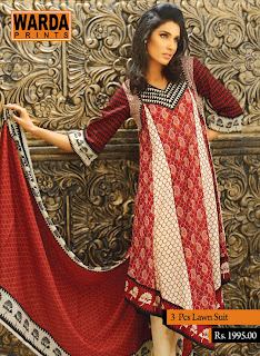 Warda Designer Lawn Suits Collection 2013