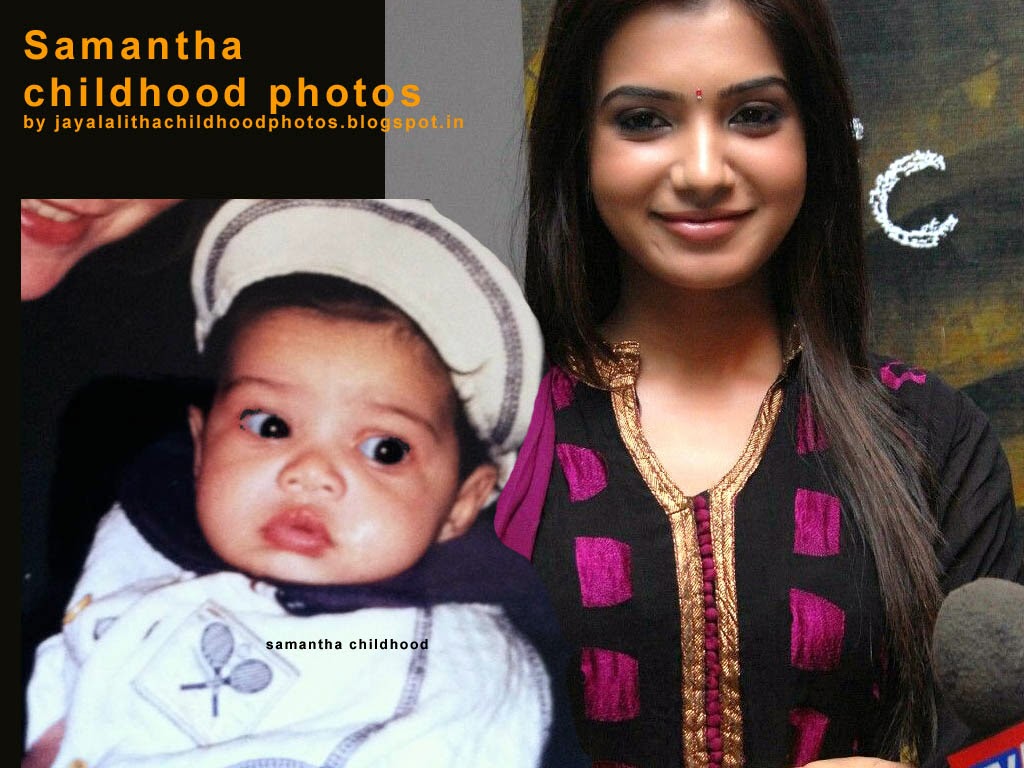 Jayalalitha Childhood Photos: Samantha childhood photos