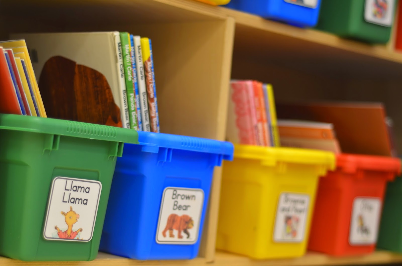 A Place Called Kindergarten new book bin labels