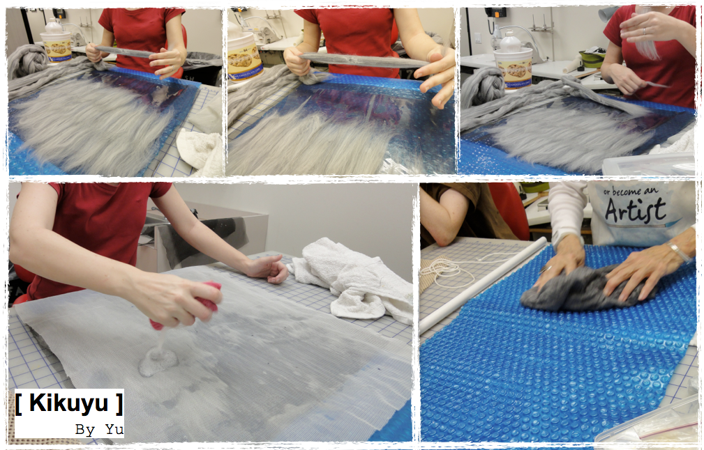 [Kikuyu] By Yu Wet felting to make hats