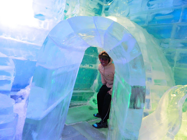 The igloo to play in and pose, of course!