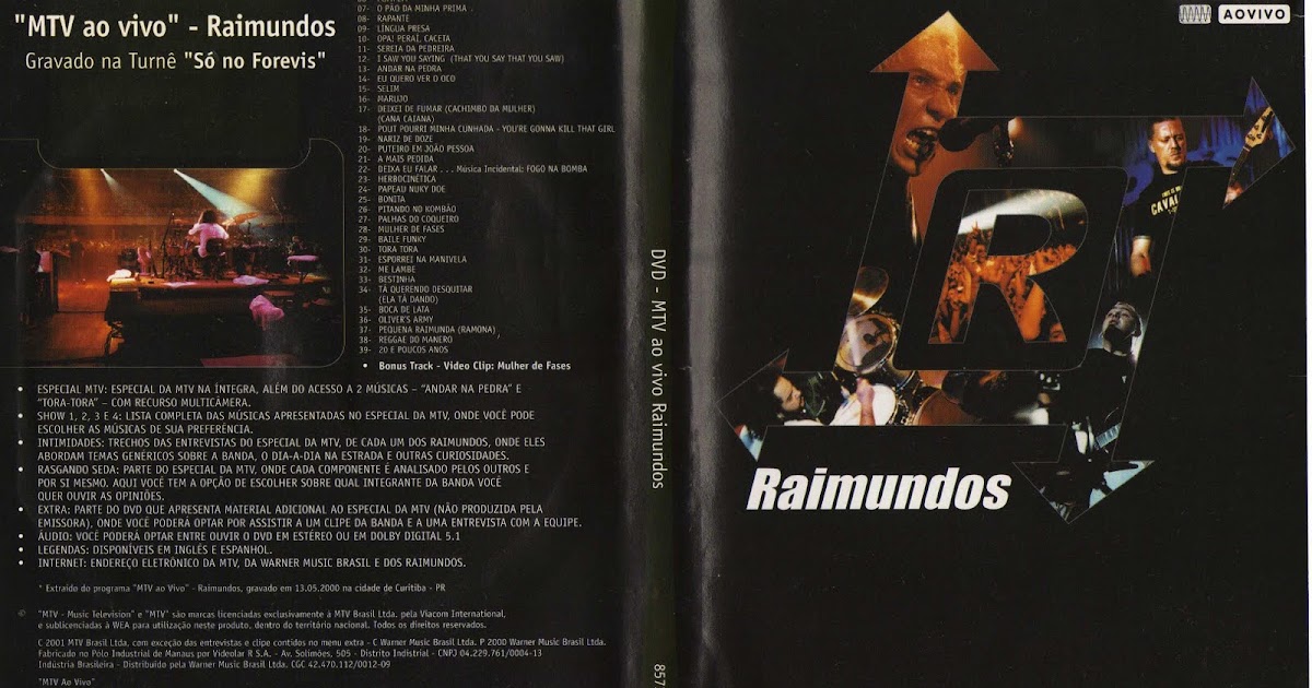 raimundos ao vivo mtv dvd