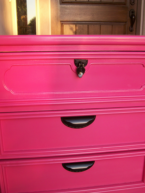 Doubletake Decor Pretty in Pink nightstand