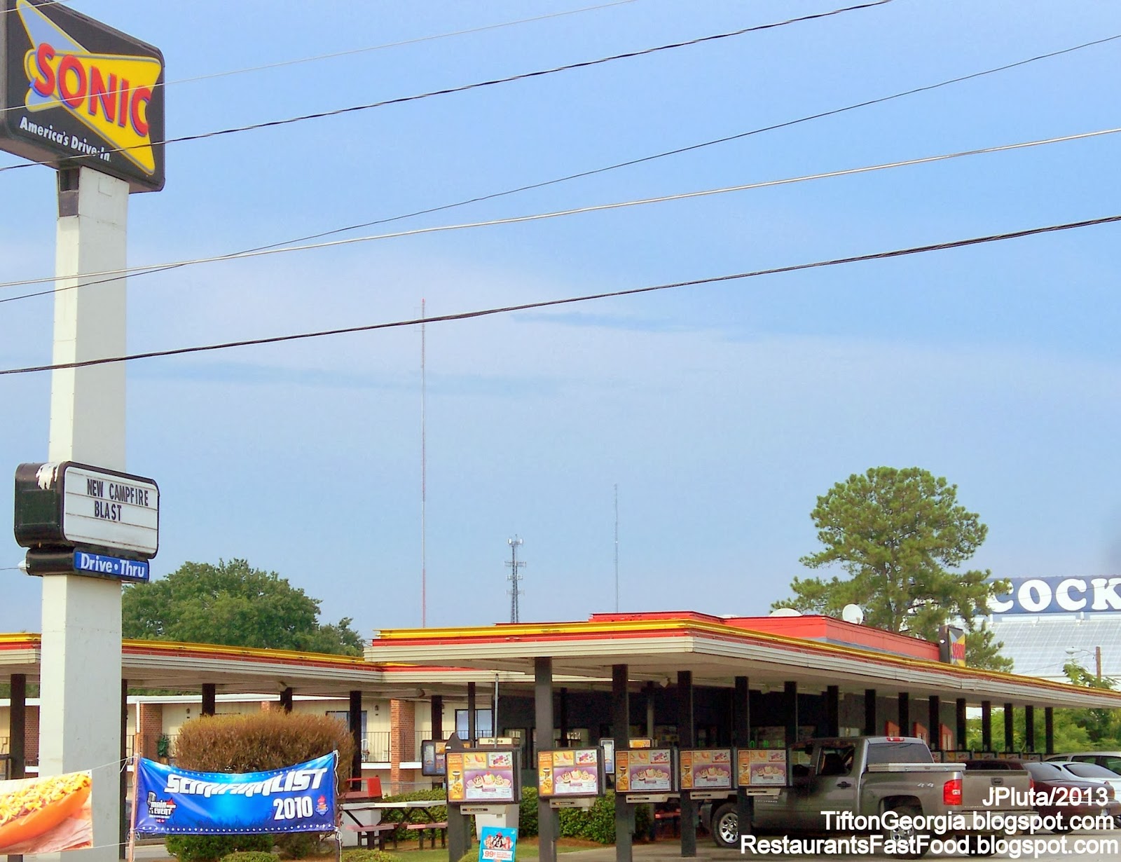 Restaurant Fast Food Menu McDonald's DQ BK Hamburger Pizza Mexican Taco