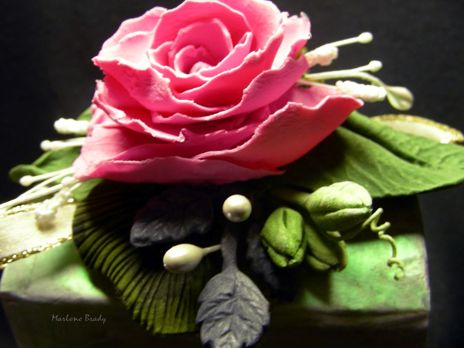 Marlene Brady Air Dry Polymer Clay Flowers 1