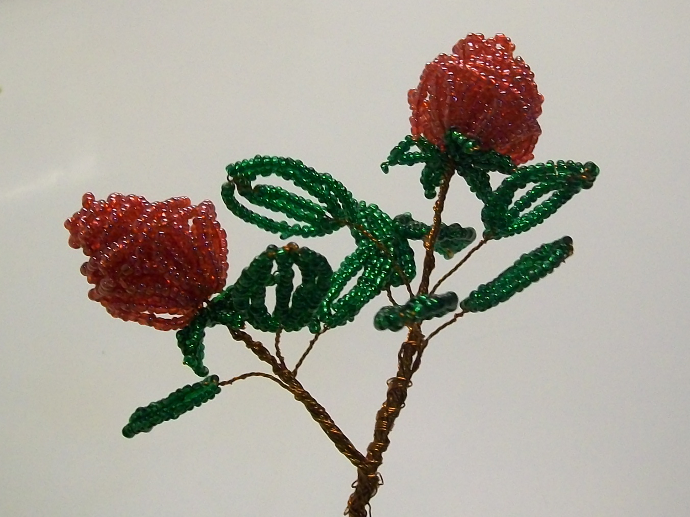 Beading for the very beginners Rose bush