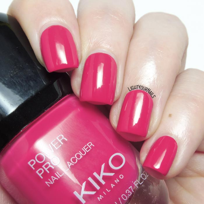 Smalto rosa geranio Kiko Power Pro 109 Watermelon Party geranium pink creme nail polish #kikonails #kikocosmetics #kikotrendsetter #lightyournails Smalto rosa geranio Kiko Power Pro 109 Watermelon Party geranium pink creme nail polish #kikonails #kikocosmetics #kikotrendsetter #lightyournails