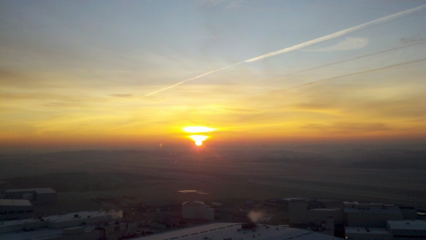 sunrise 12/03/11, first day after retirement, Kevin C.