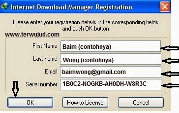 cara registrasi idm tanpa serial number