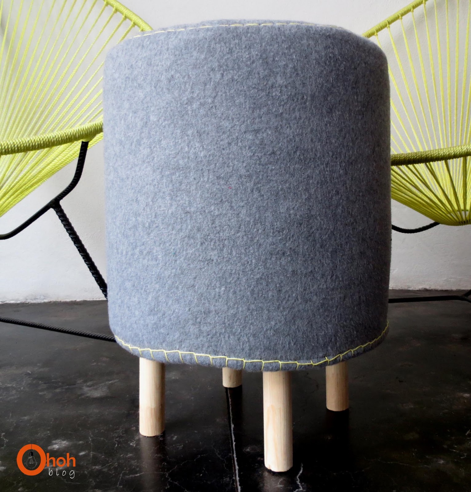 DIY Make a stool with bucket #2 - Ohoh Blog