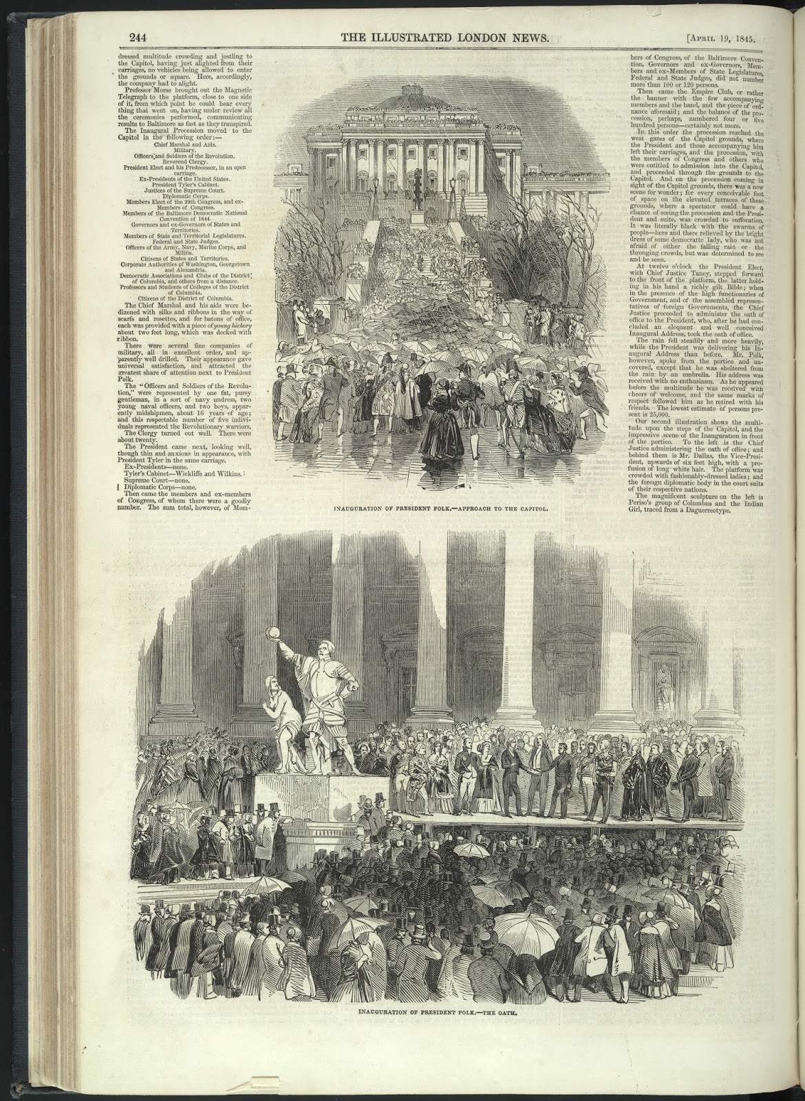 Faith & Freedom Library Inaugural Address James K Polk