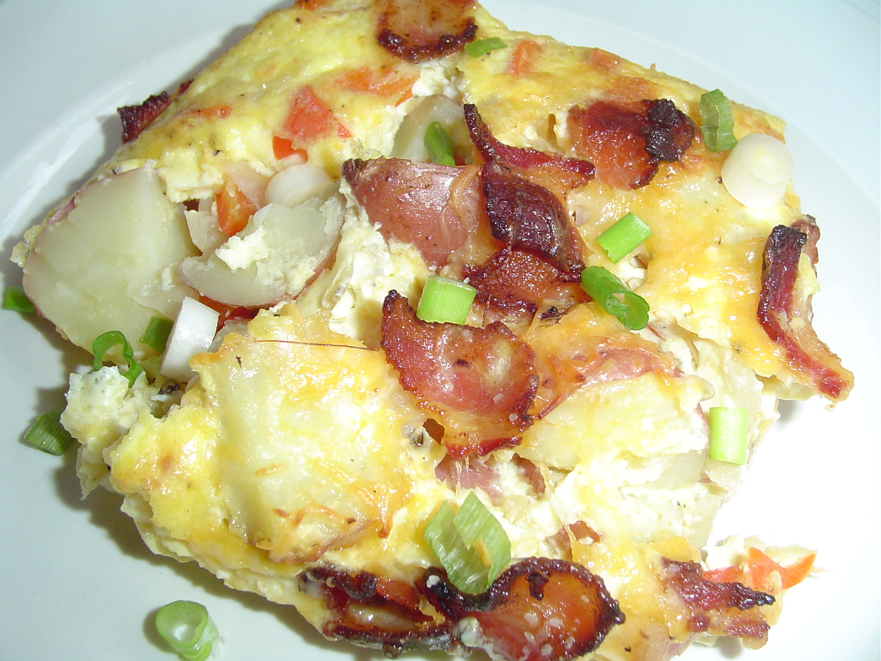 A Girl's Gotta Eat: Bacon, Egg and Potato Casserole