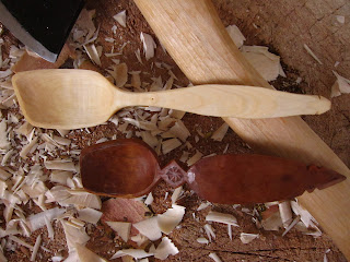 spoon carving by Oliver Pratt